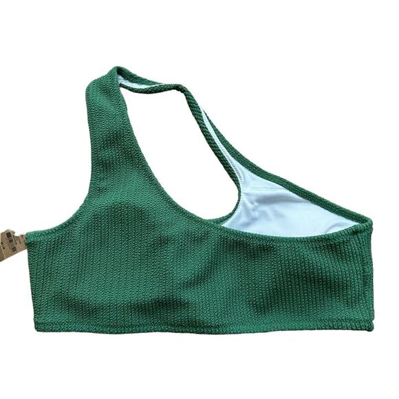 NEW PINK Victoria's Secret One Shoulder Swim Top Size Medium - Picture 9 of 12